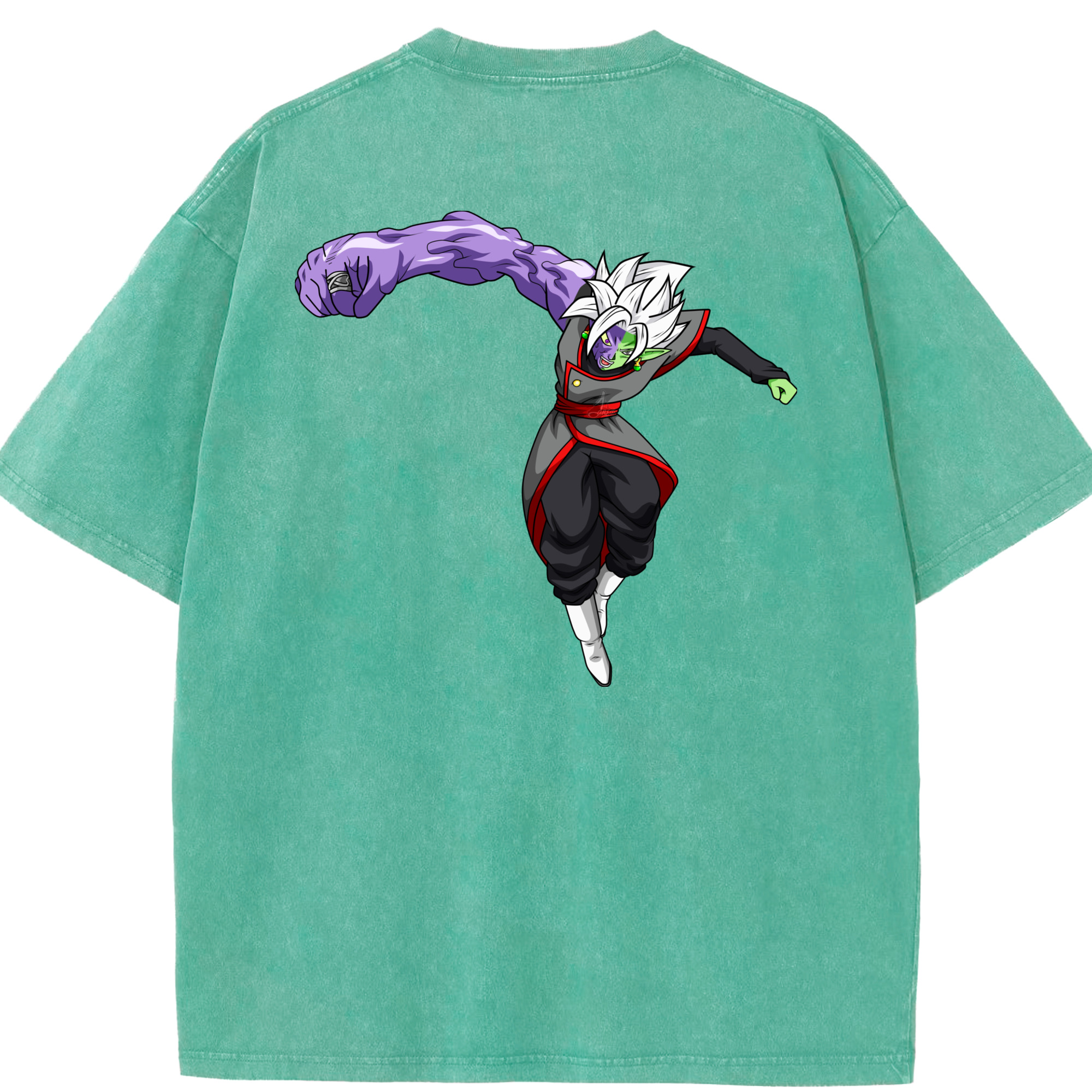 （画像用） ドラゴンボール ベジット DRAGON BALL Vegetto 綿100% ヴィンテージ風 半袖Tシャツ（背面プリント）